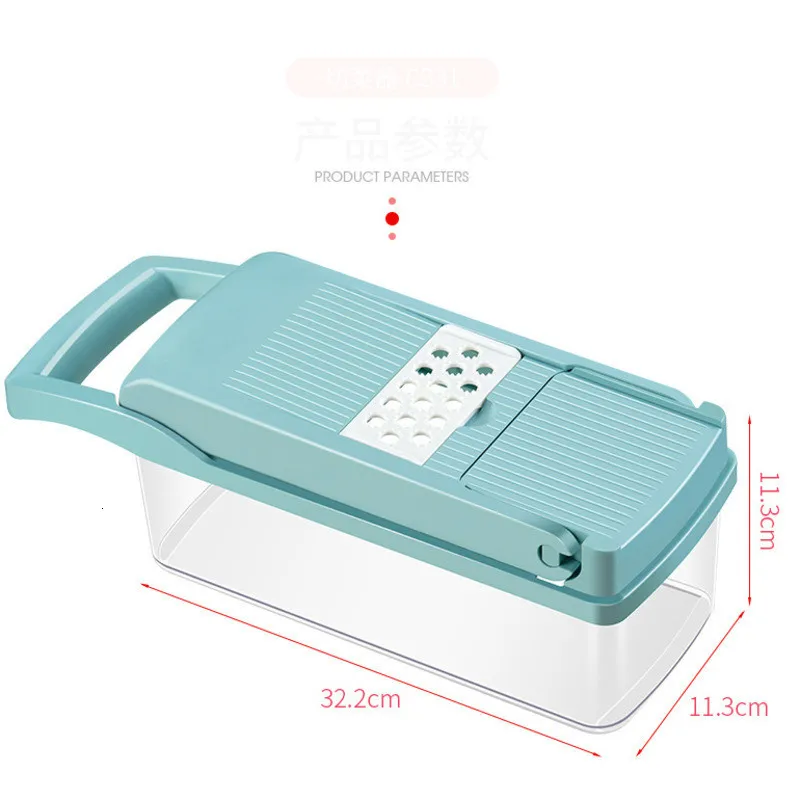 Cut vegetables Artifact Slicer Grater Cutter Peeler Multifunctional Potato Peeler Carrot Grater Drain Basket Kitchen Tool