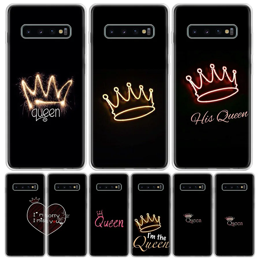 Чехол для телефона King Queen Samsung Galaxy A6 7 8 9 10 20 30 40 50 70 80 51 71 91 01 21 S E M30S 2018 Plus (5G) |