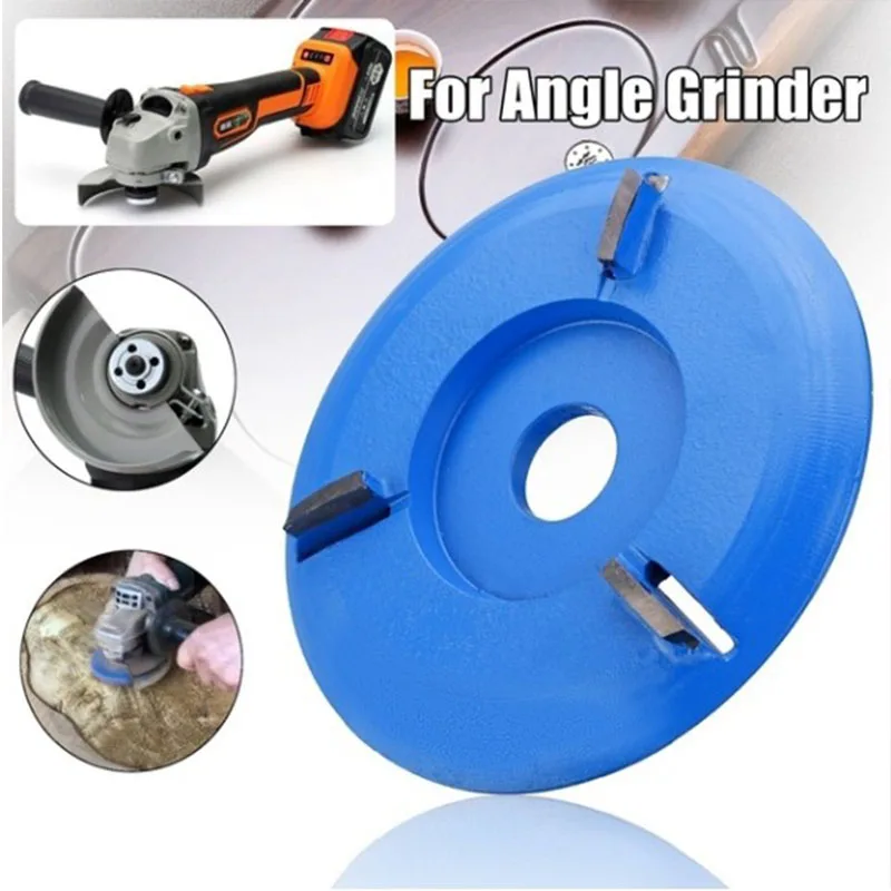 16mm Aperture Angle Grinder Attachment Three-tooth milling cutter using for sanding the plane grinding arc of metal wood | Инструменты