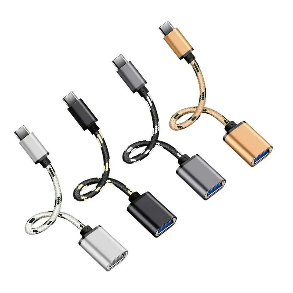 Кабель адаптер OTG C USB 2 0 для мужской передачи данных типа A female|Кабели мобильных