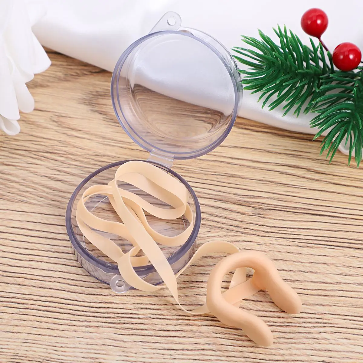 Adult Nose Clip Swimmings Silicone rope Swimming Nose Clip Swimming with String Comfortable Soft Latex Plugs for Children Kids 6