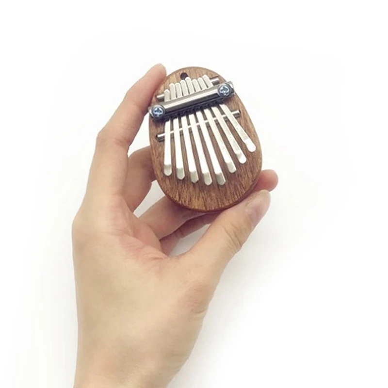 8 Key Mini Kalimba Thumb Piano High Quality Wood Exquisite Finger Thumb Piano Marimba Musical Instrument Accessory New Year Gift