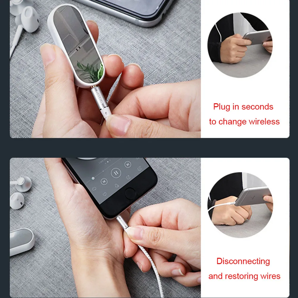 BA02 Bluetooth адаптер аудио V 5,0 приемник Портативный HIFI 1 для 2 Стабильная музыка беспроводной передатчик 3,5 мм наушники практичные