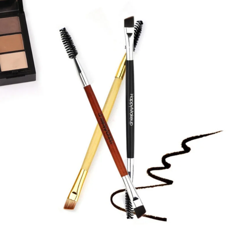 

Double Head Brush Makeup Brushes Single Eyebrow Brush Eyelash Brush Spiral Eyelash Brush Fiber Wool Bevel Brush Make Up Brushes