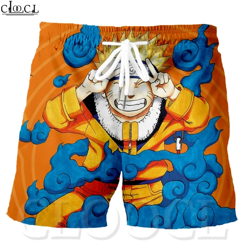 Шорты CLOOCL Наруто HOKAGE повседневные короткие штаны с рисунком японского аниме