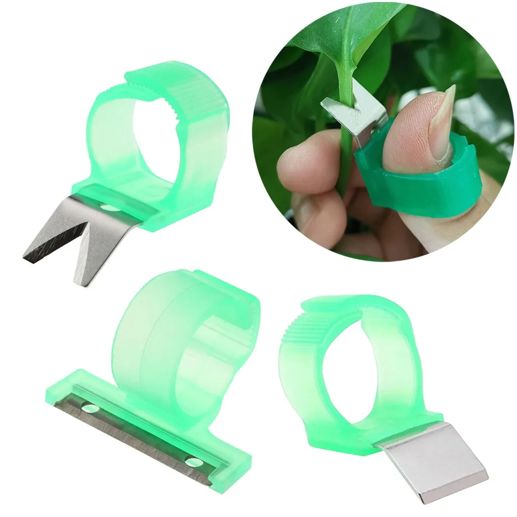 

3PCS Thumb Cutter Separator Finger Tools Picking Device For Garden Harvesting Plant Fruit Vegetable Thumb Cutter Accessories
