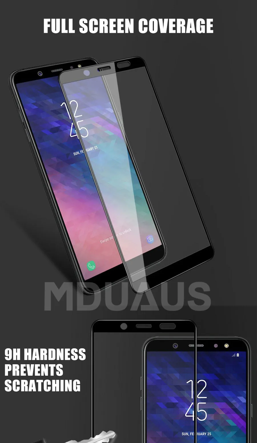 9D полное покрытие из закаленного стекла для samsung Galaxy J3 J5 J7 J2 J4 J6 J8 Защитная пленка для экрана
