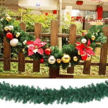 

2.7 m Christmas Rattan PVC Encryption Garland Festive DIY Matching Accessories Exquisite Workmanship