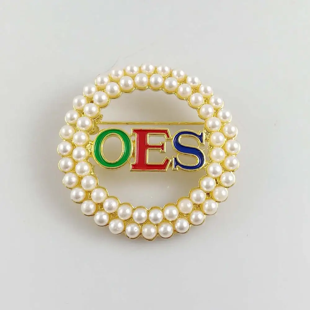 Dropping Ship Sorority greek The order of the eastern star Pin Pearl Woman Jewelry | Украшения и аксессуары