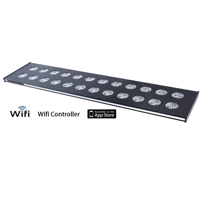 Spectra helios R90 aquarium system WiFi APP control sunrise sunset thunder storm mode marine coral reef lighting for 48'' tank | Дом и