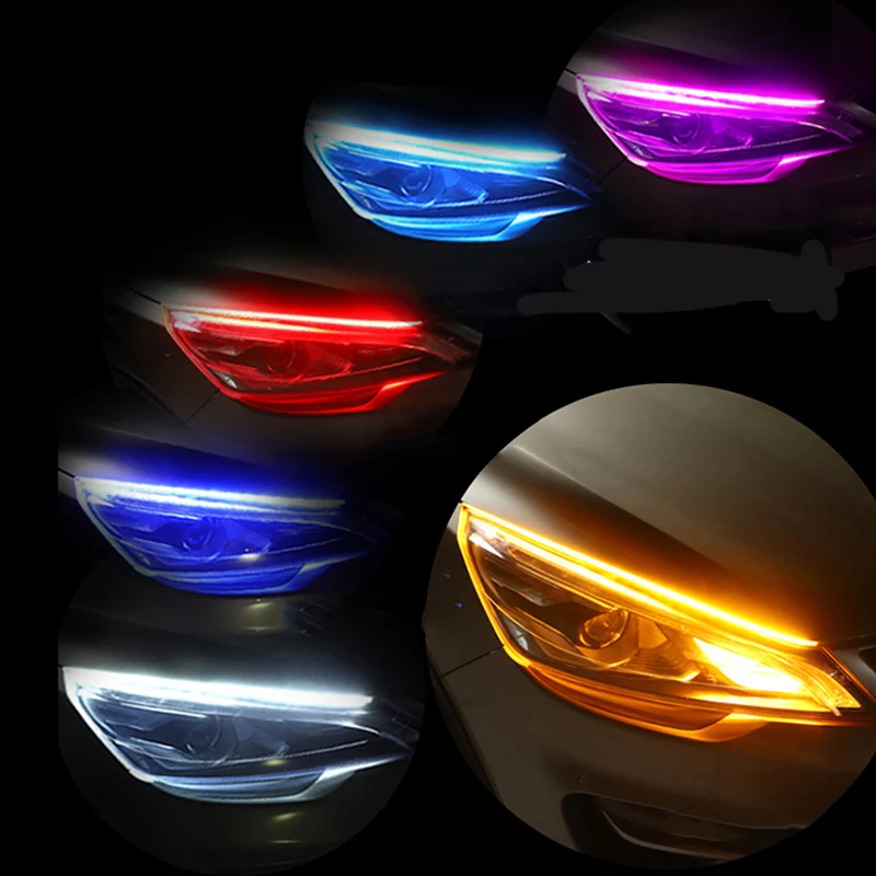 

2 LED DRL daytime running lights turn signal car accessories for Jaguar XF XJ XJS XK S-TYPE X-TYPE XJ8 XJL XJ6 XKR XK8 XJS X320