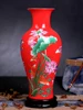 Jingdezhen Ceramics Chinese Style Eed Hydroponic Vase Flower Vase Living Room Decoration Classical Big Vase 2
