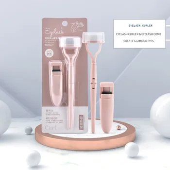 

New Eyelash Curler Set Steel Needle Eyelash Brush Partial Eyebrow Clip Eye Makeup Tools M2