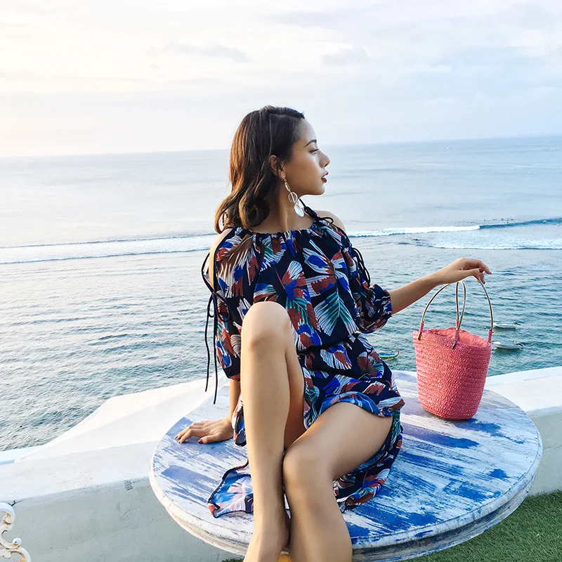 

Betis Women's 2018 Spring And Summer New Style Bikini Three-piece Set Underwire Push up Sexy Holiday Two-piece Swimsuits