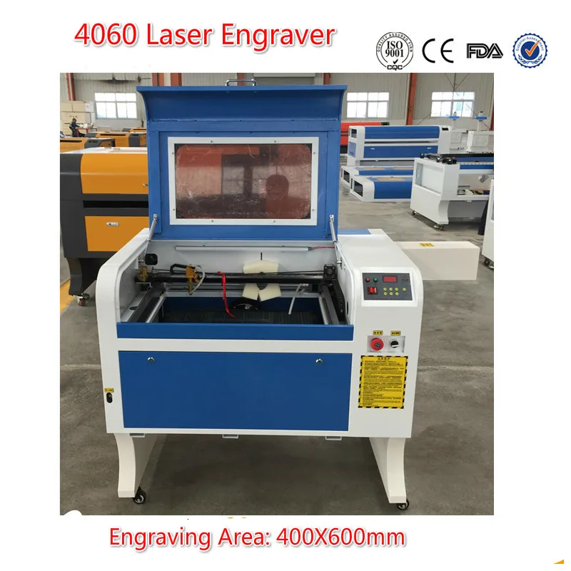 4060 Laser Engraving 600*400mm 80W Co2 Cutting Machine with Honeycomb Specifical for Plywood/Acrylic/Wood/Leather | Инструменты