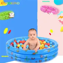 Надувной детский бассейн Piscina портативный открытый детский ванна для бассейна детский бассейн цветные шарики водные игрушки