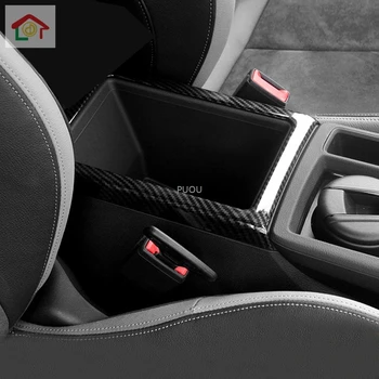 

For Audi Q3 2019-2020 Center Console Armrest Box Frame Decoration Cover Trim 1pcs