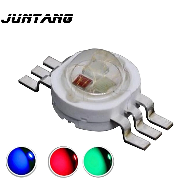

10Pcs 9W LED RGB High Power 6 Foot Stage Light Red Green Blue Chip LED Light