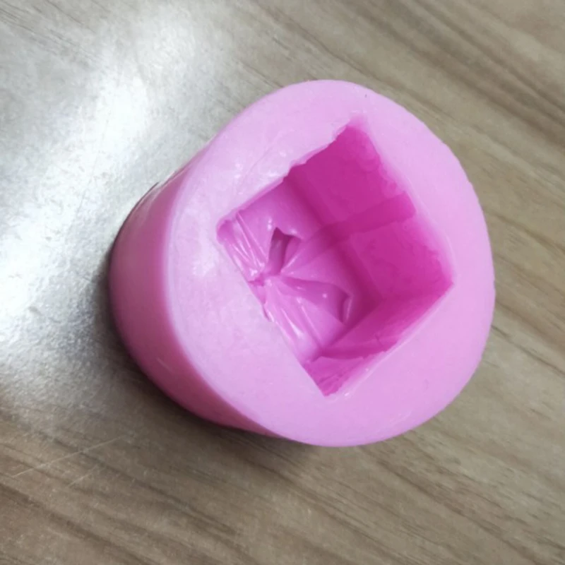3D подарочная коробка свеча плесень пластырь для ароматерапии DIY Плесень ручной работы силиконовая форма