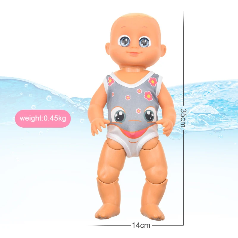 toys for toddler with new baby	 Baby Swimming Doll Waterproof Swimming Pool Water Games Bath Partner Education Smart Electric Joint Movable Toys Kid Girl Boys baby toddler toys doll	