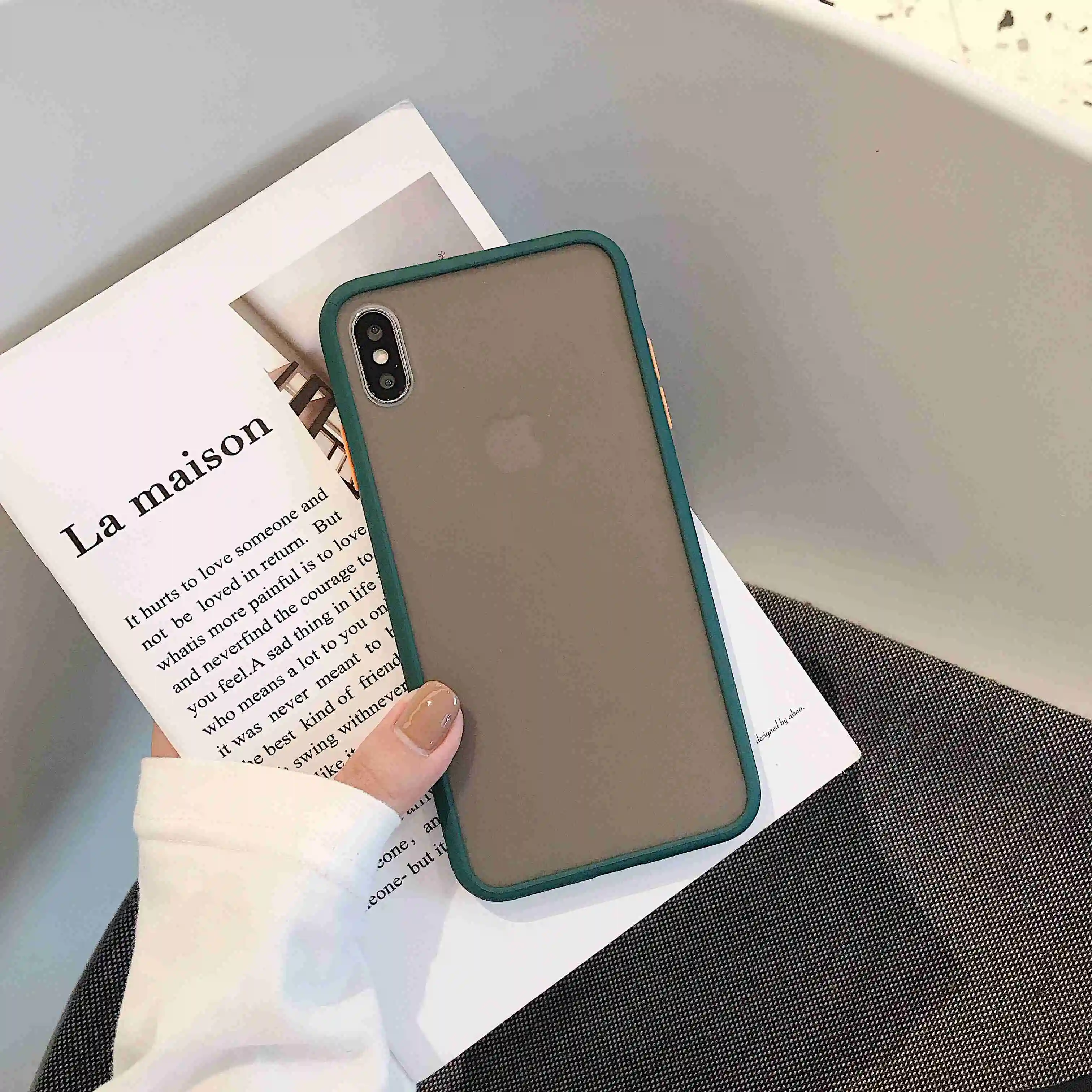 Чехол Armor для OPPO A9 A5 2020 A11X R15X AX7 Pro RX17 Neo Realme X Reno Матовый ультратонкий противоударный