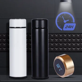 

Intelligent Thermos Vacuum Flasks Bottle Stainless Steel Temperature Display Thermos Hot Water Bottle Travel Coffee Mug