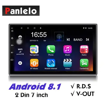 

Panlelo S2 2 Din Android Car Head Unit Multimedia Player GPS Navigation Auto Radio (AM/FM/RDS) Mirror Link Bluetooth SWC Music