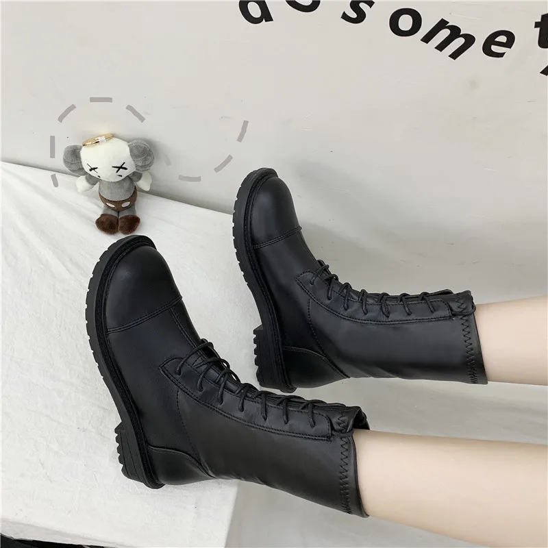 patent womens boots