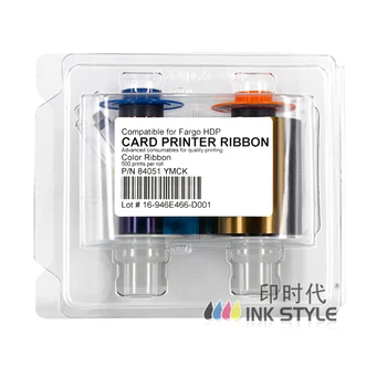 

Compatible 84051 YMCK Retransfer Ribbon 500prints for HDP 5000 ID Card Printer