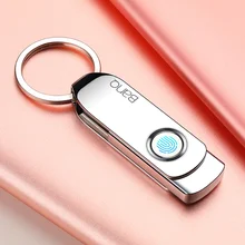 Banq f16 64gb 128gb de alta velocidade reconhecimento de impressão digital criptografado alta tecnologia pen drive memória de segurança usb 3.0 flash drives 256g