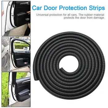 

5M Universal Built-in Steel Disc Car Anti Collision Strip Auto Door Edge Scratch Protecter Bumper Strip Sealing Guard Trim Parts