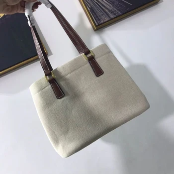 

2020 new shopping bag autumn winter canvas portable single shoulder straddle bag large capacity tote bag beach bag leisure Women