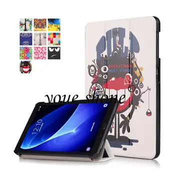 

High quality PU Case Cover For Samsung Galaxy Tab A6 10.1 2016 T585 T580 SM-T580 T580N Case + Screen Protector gifts