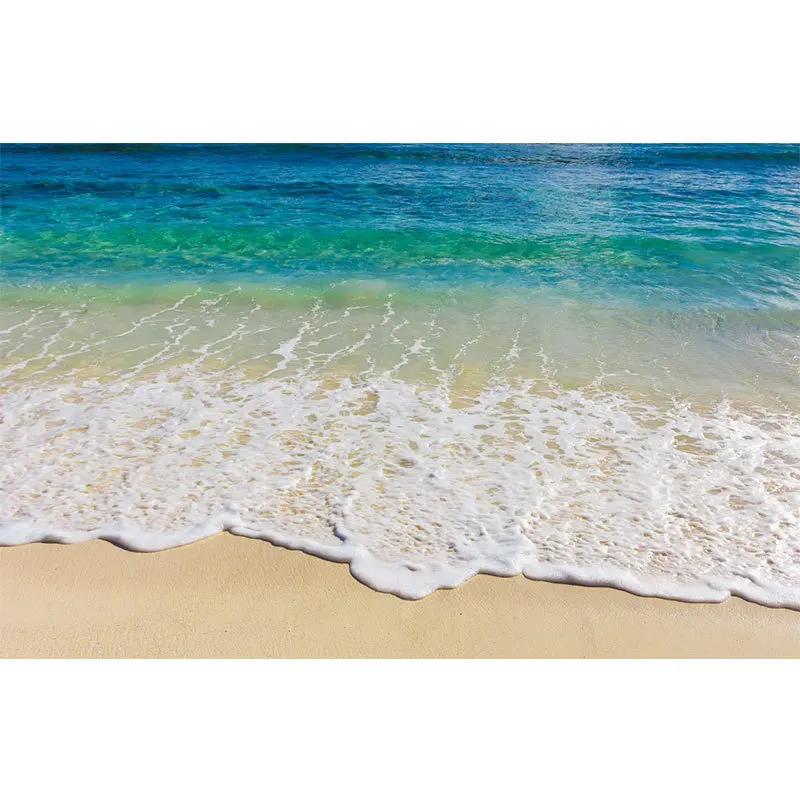 3d напольные настенные Стикеры для картин на набор наклеек морская волна песчаный пляж земля гранты Туалет дверной проем украшения Jw