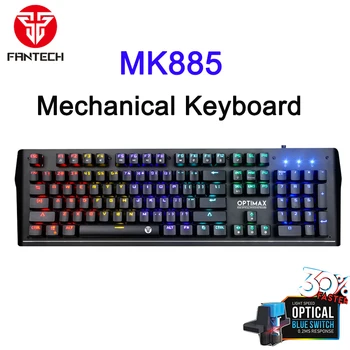 

FANTECH MK885 Professional Mechanical Keyboard RGB Waterproof Gaming Keyboard Blue Switch Mechanical Keyboard For PC Laptop