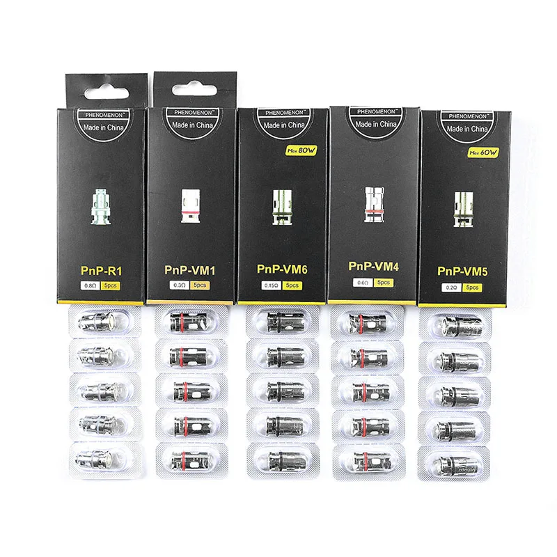 5 uds PnP bobinas 0.3ohm PnP-VM1/0.15ohm VM6 de malla de bobina para arrastrar X/Drag S/a Mini/VINCI X/VINCI Mod Pod Kit