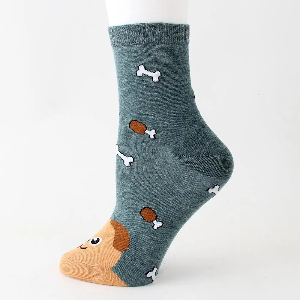 Calcetines mujer, новинка, Харадзюку, микрофибра, животный принт, животные, лапы, носки, рождественские сапоги, носки для женщин, рождественский подарок