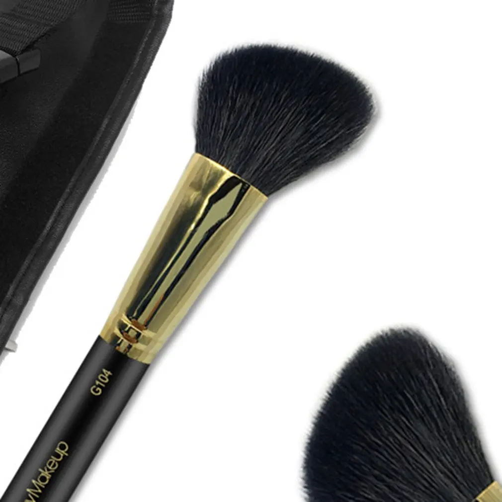 HappyMakeup кисть для румян Кисть для макияжа лицо и щеки косметика для контуринга Пудра основа Румяна Кисть Угловые инструменты для макияжа