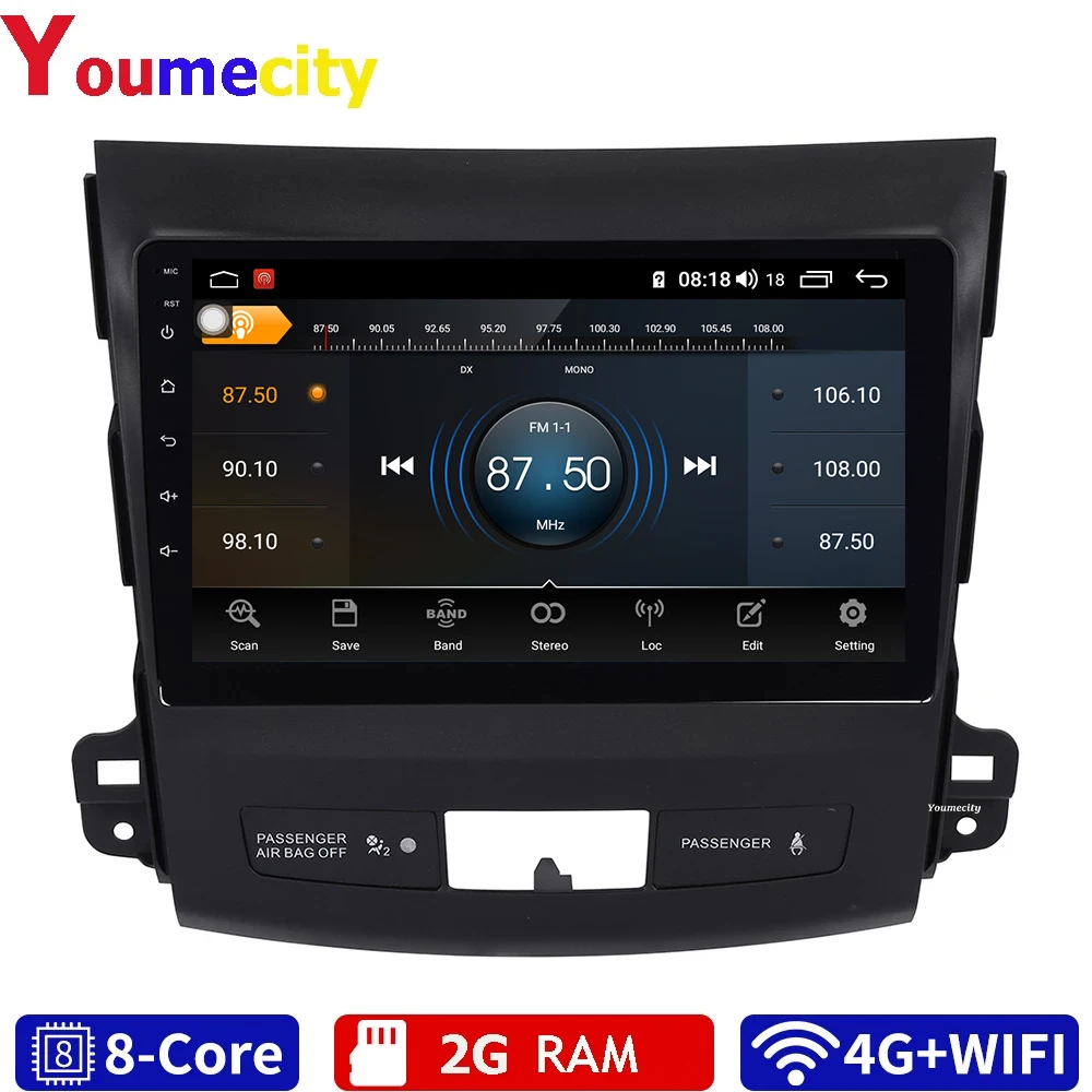 For Mitsubishi Outlander 3 XL Car Multimedia Dvd