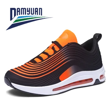 

2020 Mens Casual Shoes Fashion Male Sneakers Air Cushion Breathable Sports Running Shoes PU Mesh Tenis Masculino Adulto Men Shoe