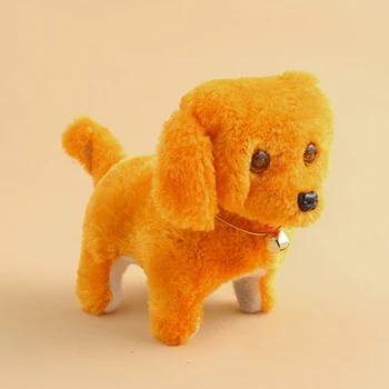 

Children Electric Toy Plush Walking Glowing Barking Dog Simulation Moving Animal Doll Toy for baby toys gift