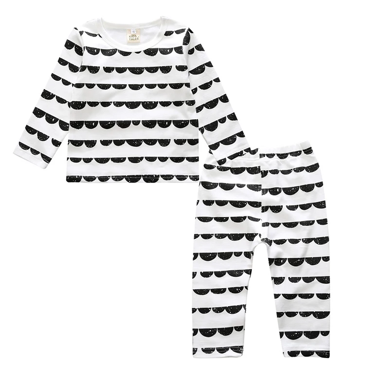 Детские пижамы на осень и зиму, одежда для маленьких мальчиков и девочек, милые хлопковые Пижамные комплекты с рисунками, одежда для сна для новорожденных, одежда для сна для малышей BB241 - Цвет: As photos
