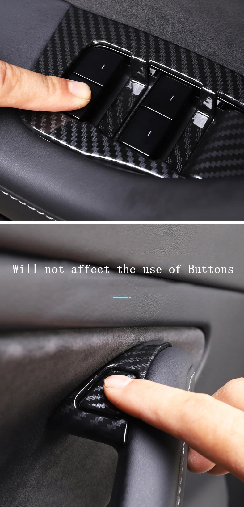 特斯拉model3升窗框4