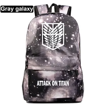 

Christmas Cartoon Anime Wings Attack On Titan Boy Girl Book School bag Women Bag pack Teenagers Schoolbags Men Student Backpack