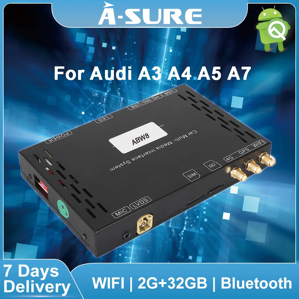 Asure Android 9 Car Radio Video Interface Smart Box Gps Navigation