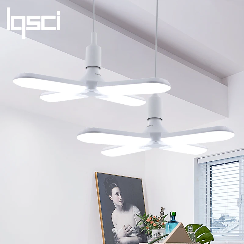 

Super bright adjustable angle bulb 60W LED folding lamp E27 LED folding flying saucer lamp AC 220V LED Bulb