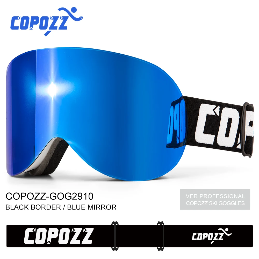 COPOZZ фирменные лыжные очки с сильными магнитными устойчивыми линзами UV400
