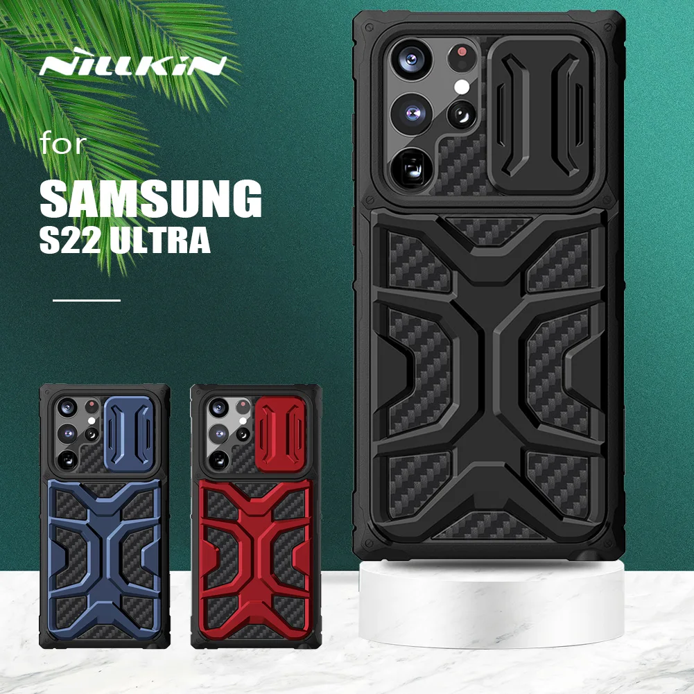 forSamsungGalaxyS22UltraCaseNillkinAdventurerArmorCaseShock