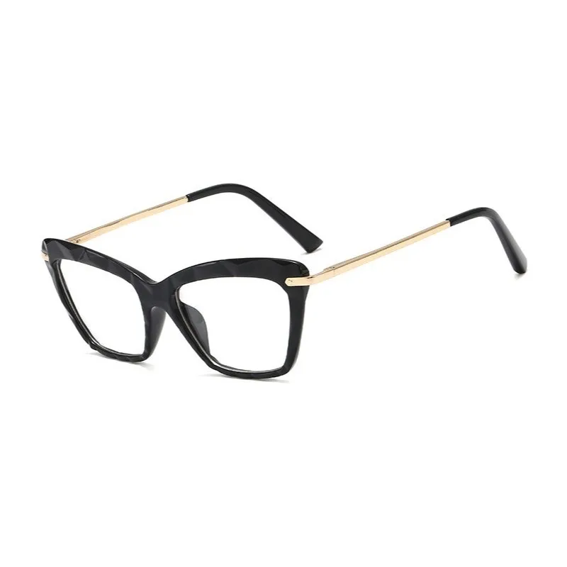 Модные оправы для очков для женщин дизайнерские женские очки кошачий глаз Роскошные Брендовые очки «кошачий глаз» - Frame Color: C01
