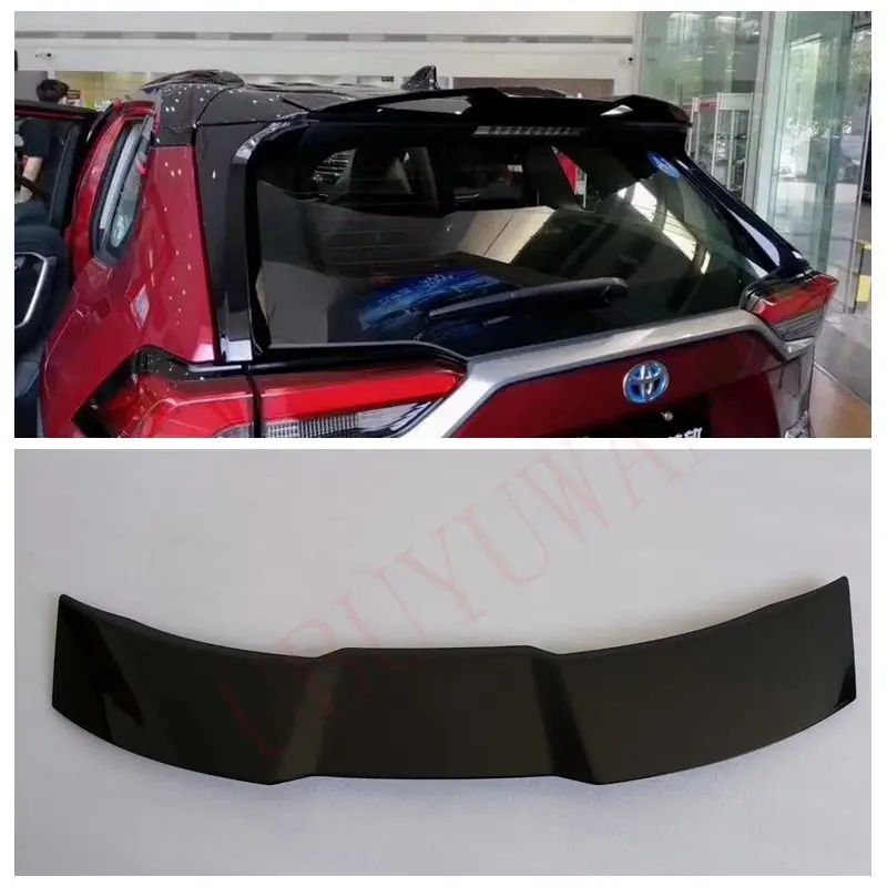 Для,, спойлер для Toyota RAV4, высокое качество, АБС-пластик, автомобильный спойлер, крыло, спойлер, по цвету грунтовки